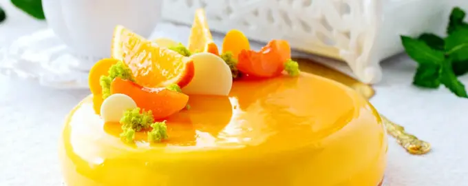 Торт апельсин манго маракуйя
