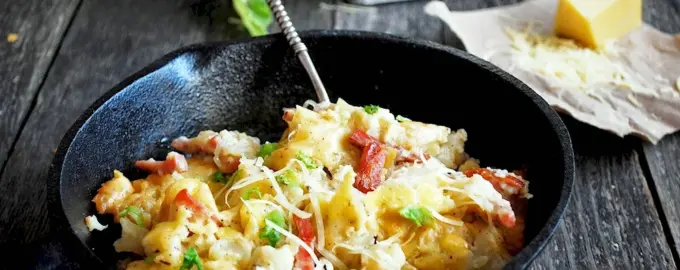 Гратен с цветной капустой
