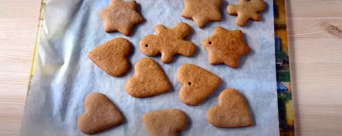 Медовое печенье с корицей и имбирем