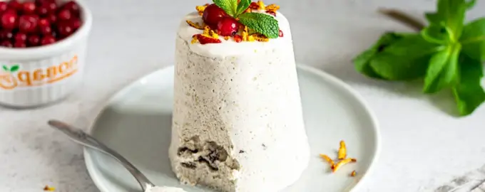 Десерт из зеленой гречки