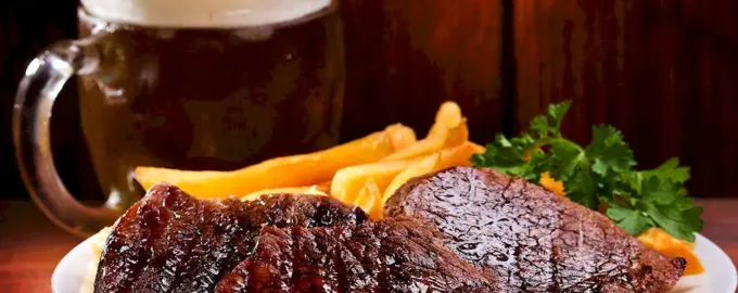 Пиво и мясо