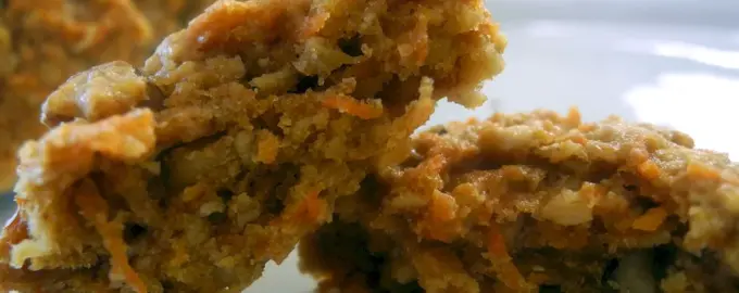 Морковное печенье с овсяными хлопьями