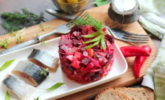 Винегрет с сельдью
