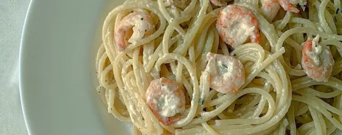 Creamy Shrimp Fettuccine Alfredo