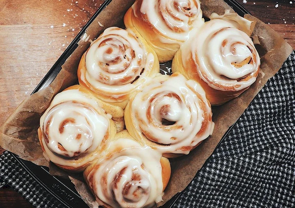 Cinnabon булочки