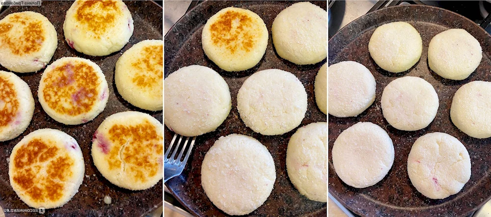 Сырники из протеина на сковороде