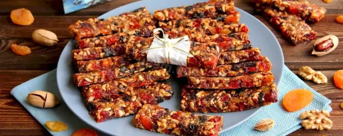 Батончики из сухофруктов и орехов