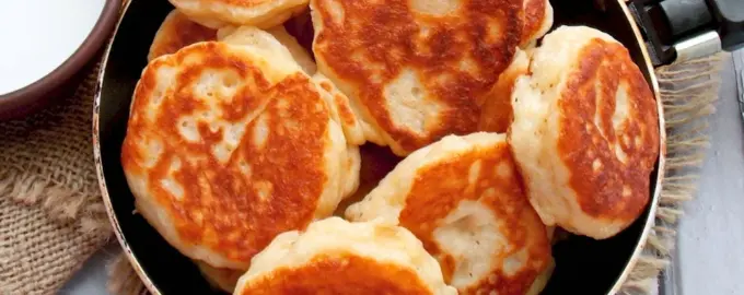 Дрожжевые оладушки