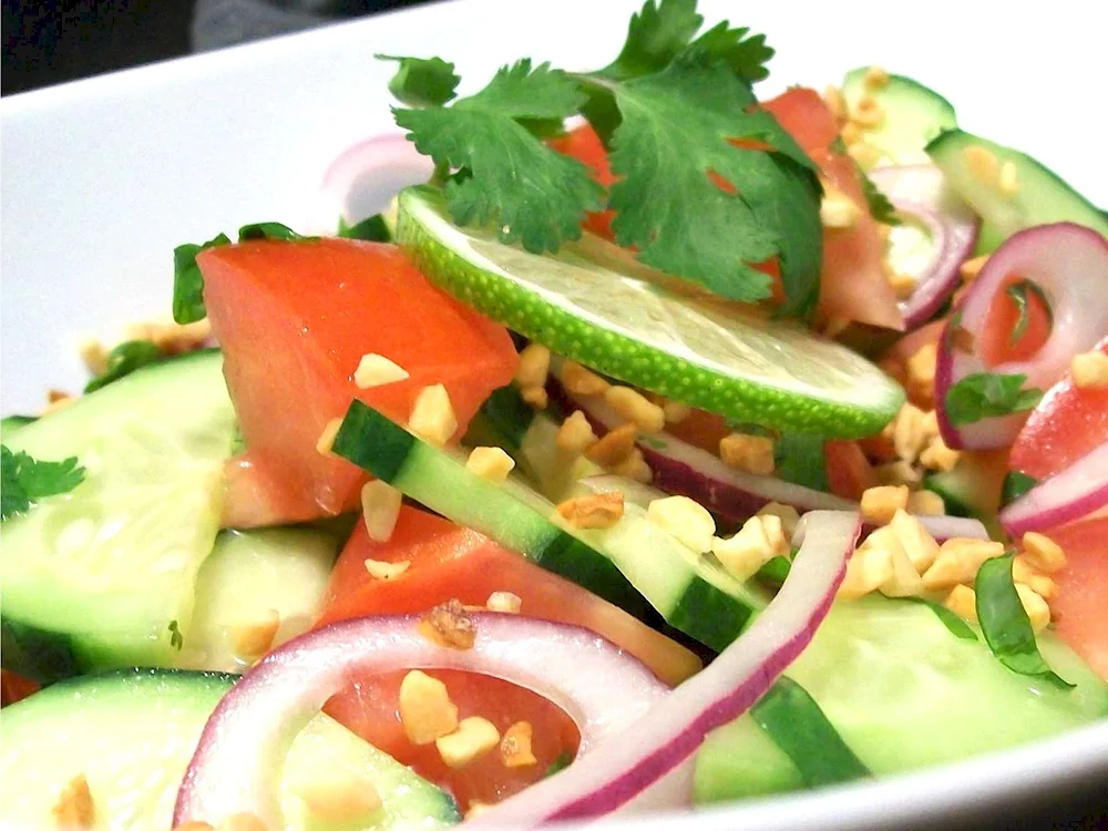 Cucumber and Tomato Salad