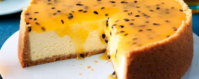 Чизкейк манго маракуйя