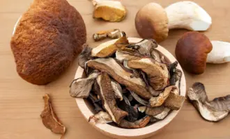 Dried porcini Mushrooms