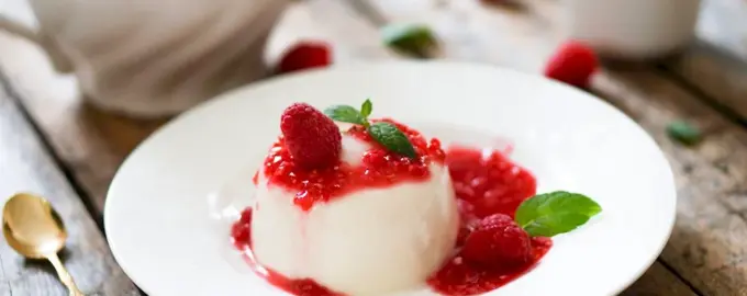 Итальянская panna Cotta