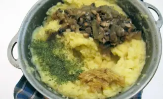 Картофельное пюре с грибами