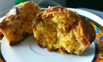Кекс с курагой
