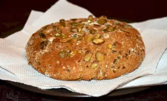 Хлеб с льняными семечками