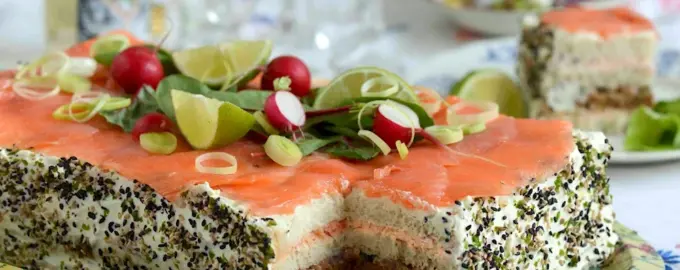 Норвежский закусочный торт